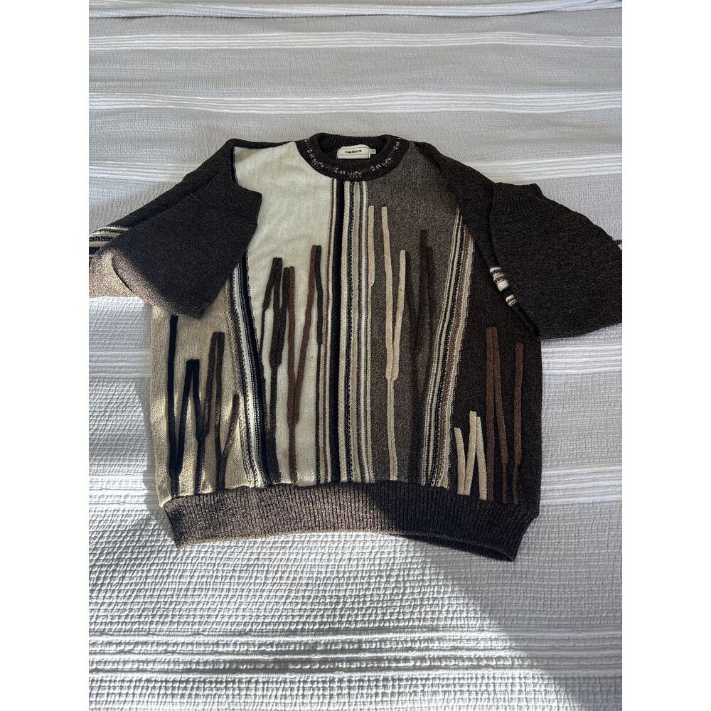 Vintage Print Sweater